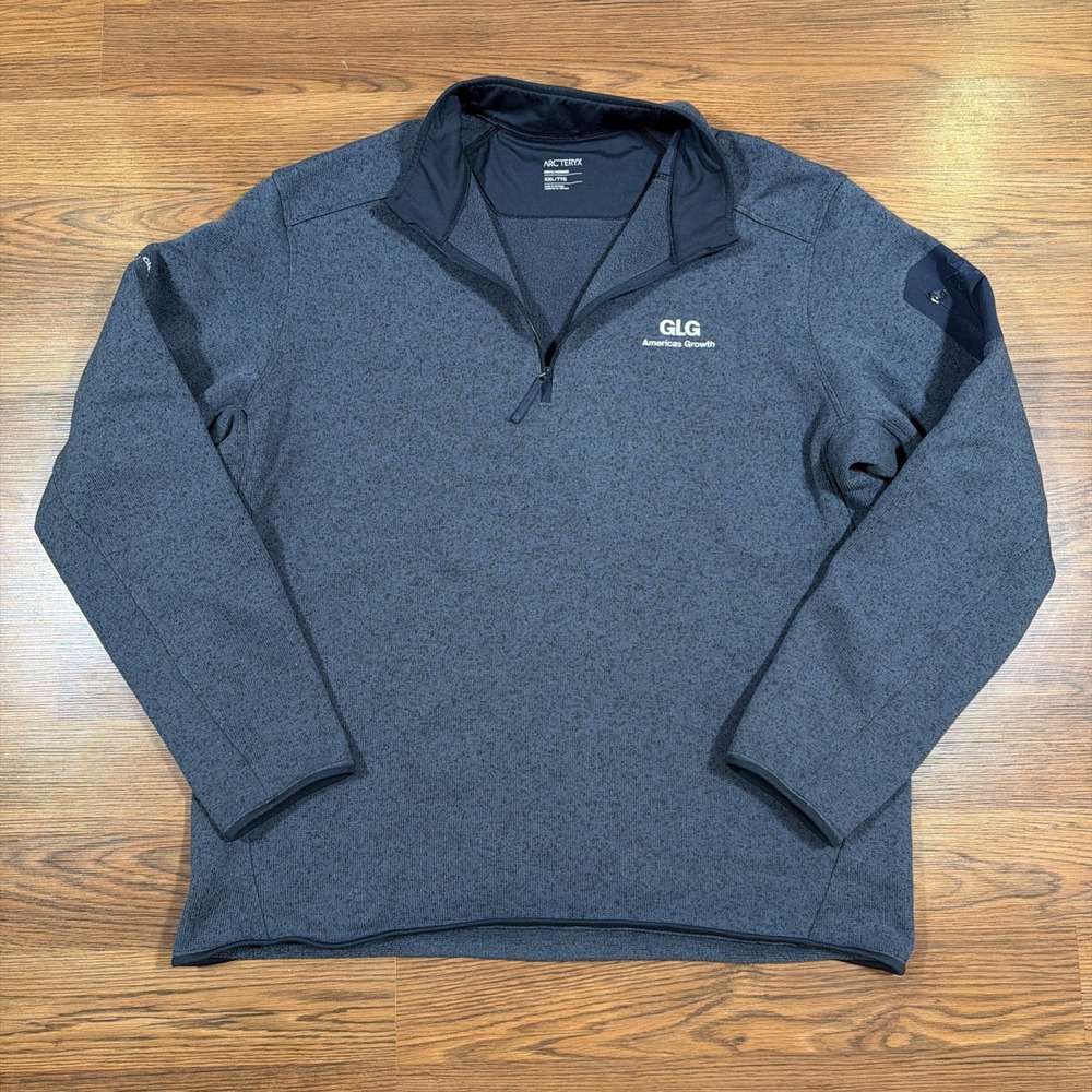 Arc'teryx Covert 1/2 Zip Men's XXL Fleece Pullover Dark Blue GLG Finance Swag